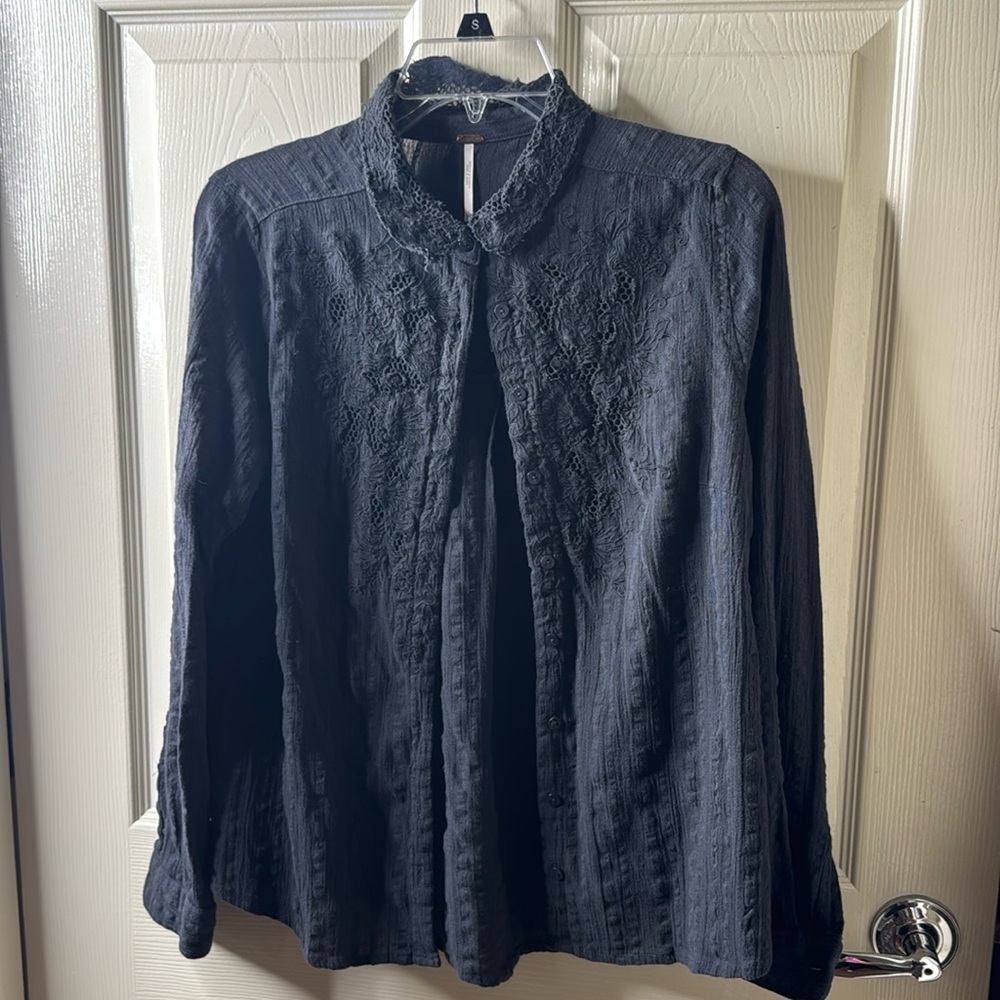 Like New Free People Button Down